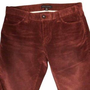 Banana Republic | NWT Maroon - Rust Corduroy Skinny Leg Pants | Size 12 R